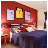 GUTAG 2 Packs Jersey Wooden Frame Display Case -Shadow Box with 98% UV Protection Acrylic and Hanger for Baseball Basketball Football Hockey Sport Shirt and Uniform Black - Retail: $99