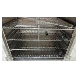 CAMMOO 133Qt 5-Tier 900W Commercial Food Warmer w/ 304 Blued Stainless Steel Heating Element, Double-Tempered Glass Door, Adjustable Shelf, Electric Catering Hot Box Countertop Heated Holding Cabinet 