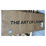 Allewie Upholstered Full Size Platform Bed Frame with 4 Storage Drawers and Headboard, Diamond Stitched Button Tufted, White - Retail: $149