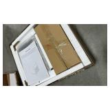 Xyulmeo Mid Century Modern Nightstand Set of 2, Small Bedside Table with Door, Fluted Side Table, Vintage Night Stand with Storage, Rustic Wooden End Table, for Bedroom, Walnut, Dark Brown - Retail: $