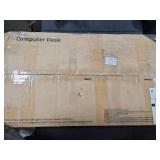 CubiCubi Computer Desk with 2 Drawers, 47 Inch Small Home Office Desk with Storage, Black - Retail: $0