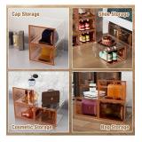 Stackable Shoe Boxes - Clear Plastic Shoe Storage Boxes with Magnetic Door, Thicken Shoe Organizer for Closet, Space Saving Foldable Shoe Containers Bins for Sneaker Boot - 8 Pack - Retail: $0