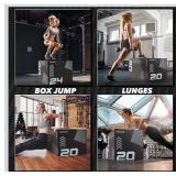 3 in 1 Soft Foam Plyometric Box Jumping Plyo Box for Training and Conditioning - Retail: $141