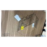 POAO 41\" Dog Crate Furniture Foldable, No Assembly Decorative Dog Kennel Indoor, Dog Crates for Large Dogs(40-65 lb), Wooden Dog Cage with Adjustable Bowls and Name Tag, End Table, Rustic Brown - Ret