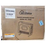 Air Choice Infrared Space Heater, 1500W Wall Heater with Attachable Feet, Adjustable Thermostat, Remote, 12H Timer, Safety Child Lock, Easy-Mount Electric Heating for Indoor Use, Garage, Bathroom - Re