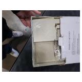 ZICOTO Decorative Photo Storage Box - Sturdy Linen Photo Organizer with Dividers is Perfect to Store Up to 1700 Pictures and 4x6 Photos - Portable Scrapbook Storage Containers with Lid