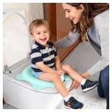 SKYROKU Foldable Kids Toilet Seat Portable & Anti-Slip Travel Potty Training Seat for Toddlers,Safety material Baby Toilet Seat, Easy Clean & Compact for Home, Daycare, Grandparents House (Age