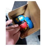 DULONIME Remote Control Car 2 Year Old, Toddler RC Cars Ages 2-4 Boy, 2-Pack 2.4 GHz Truck and Race Car with Sound and Light, Easy Electrical Remote Control Toy Gifts for Boys Girls 3 4 5+ Year Old