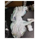 Sekopesy Illuminated LED Fairy Wings for Kids and Adults Multicolored Glowing Butterfly Wings for Enchanting Parties and Events (40inch for Kids, White Lights)