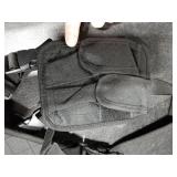 Twod Concealed Carry Shoulder Holster Nylon Cross Harness Vertical Shoulder Holster Adjustable for Most Handguns or Pistol (Black)