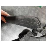 Twod Concealed Carry Shoulder Holster Nylon Cross Harness Vertical Shoulder Holster Adjustable for Most Handguns or Pistol (Black)