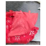 Christmas Tree Skirt - 36 Inches Large Red Tree Skirt with High - End Soft Faux Fur Tree Skirt for Christmas Decorations Indoor Outdoor - Red