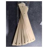 ANJUU Leather Drawer Pulls, 12 Pcs Leather Pulls Handles, Handmade Leather Knobs Cabinet Hardware Drawer Pulls for Dresser Cabinet Drawer Doors and Closet (Gold)