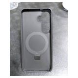 PuyaTeya Compatible with Samsung Galaxy S24 Case with Magnetic Ring Stand, Military Drop Protection, Anti-Scratch/Anti-Fingerprint Translucent Matte Case for Samsung Galaxy S24 (Black)