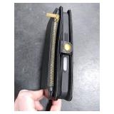 TUCCH Crossbody Detachable Wallet Case for iPhone 17 Pro 6.3 2025, 9 Card Slots RFID Blocking | Wireless Charging | Wrist Strap | Lanyard | Stand | Zipper Pocket | PU Leather Shockproof Cover | Black