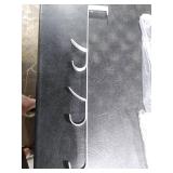 Over The Door Hooks, Metal Door Hooks for Hanging, Over The Door Purse Organizer for Door Coat Hanger, Back of Shower for Hanging Towel Rack Clothes, Hat, Bathroom, Closet (White-2Packs)