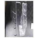 Over The Door Hooks, Metal Door Hooks for Hanging, Over The Door Purse Organizer for Door Coat Hanger, Back of Shower for Hanging Towel Rack Clothes, Hat, Bathroom, Closet (White-2Packs)