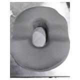 5 STARS UNITED Donut Pillow Hemorrhoid Tailbone Cushion Large Cushion for Pain Relief Coccyx, Prostate, Sciatica, Pelvic Floor, Pressure Sores, Pregnancy, Postpartum Recovery, Black