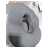 5 STARS UNITED Donut Pillow Hemorrhoid Tailbone Cushion Large Cushion for Pain Relief Coccyx, Prostate, Sciatica, Pelvic Floor, Pressure Sores, Pregnancy, Postpartum Recovery, Black