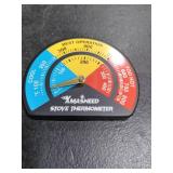 Magnetic Fireplace Thermometer - Large Size, Stove Top Temperature Gauge for Wood Burning Stove & Pellet Stoves (1PCS)