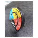 Magnetic Fireplace Thermometer - Large Size, Stove Top Temperature Gauge for Wood Burning Stove & Pellet Stoves (1PCS)