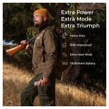 OCOOPA IP56 Waterproof Hand Warmer Rechargeable 10000mAh, Extra Heat Mode,16hrs Heat, Handwarmer with Torchlight, PD & QC Electric Hand Warmer, Winter Outdoor Gifts for Men Hunting Camping Hiking