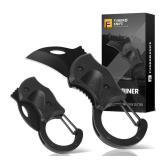 FUNBRO Small Pocket Knife Gift for Men, Keychain Box Cutter with 1.34inch Blade, Mini Folding Knives EDC Gadgets for Everyday Carry, Stocking Stuffers Gift for Adults Men Him