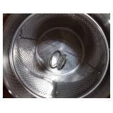 3.5L Deep Fryer Pot with Oil Drip Drainer Stainless Steel Fryer Pot with Lid and Basket Deep Frying Pot for Party Restaurant Kitchen Dining Party Picnic MISSING LID GLASS