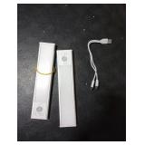 Under Cabinet Lighting, LED Motion Sensor Light Indoor, 2200mAh USB Rechargeable Closet Lights Battery Operated, Stick On Magnetic Wireless Dimmable Under Counter Lights for Kitchen(2 Pack)