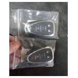 X AUTOHAUX 2pcs 5 Button 315MHz HYQ4AA SUV Keyless Entry Remote Control Key Fob for Chevrolet Equinox 2018-2021 Replacement Proximity Smart Fob 46 Chip