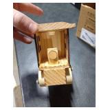 Wooden Crafts Wood Steam Train Figurine Train Model Retro Locomotive Ornaments Steampunk Statue Crafts Desktop Decor for Boys Home Office Decor Engineering