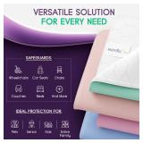 Incontinence Bed Pads - 4 Pack 18 x 24 Reusable Waterproof Mattress Protectors - Highly Absorbent, Machine Washable - for Children, Pets and Seniors - Assorted Colors - Royal Care