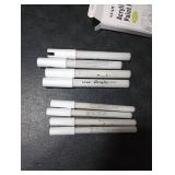 SFAIH Acrylic White Paint Pens - 8 Pack 2-3MM Medium Tip & 0.7MM Extra Fine Paint Marker for Rock Painting, Wood, Metal, Fabric, Plastic, Canvas, Glass, Ceramic, Diy Crafts, White Out Pen