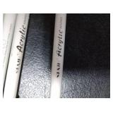 SFAIH Acrylic White Paint Pens - 8 Pack 2-3MM Medium Tip & 0.7MM Extra Fine Paint Marker for Rock Painting, Wood, Metal, Fabric, Plastic, Canvas, Glass, Ceramic, Diy Crafts, White Out Pen