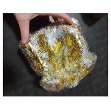 50Ft Christmas Gold and Silver Tinsel Garland Metallic Twist Shiny Garland for Xmas Christmas Tree Ceiling Hanging Decorations Holiday Wedding Home Party Supplies Indoor Outdoor Decor