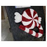 Uvvyui Christmas Candy Pillows Set of 2 Cute Christmas Pillows Candy Cane Decoration Throw Pillow Soft Winter Aesthetic Room Decor Candycane Shaped Plush Cushion for Xmas Decor