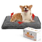Mora Pets Self Heating Cat Bed Self Warming Cat Ped Ultra Warm Thermal Pet Bed Mat 30 x 21 Inches with Removable Cover Outdoor Indoor for Cats and Small Medium Dogs Machine Washable