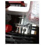 Christmas Train Set - Updated Remote Control Christmas Train Toys w/Smoke, Sounds, Lights, Rechargeable Electric Train for Around Christmas Tree, Train Toys Gifts for 3 4 5 6 7 8+