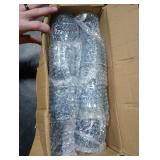 Wiwiqing 18 Pack Plastic Goblets 10oz Upgrade Vintage Water Goblet Plastic Wine Glasses Colored Retro Embossed Glassware for Party Wine Bar Juice Baby Shower Wedding Reception Grand (Blue)