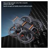 SZZCNOX Carbon Fiber Crash Armor Protective Frame for DJI Avata 2, Anti-collision Bumper Protection Guard Compatible with DJI Avata2 Drone Accessories