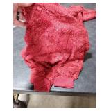 ROZKITCH Dog Pyjamas, Lightweight PJS with Four Legs, Full Coverage Sweater Clothing and Loungewear with Adjustable Drawstrings Suitable for Medium to Large Breeds of Dogs Indoor Sleeping Red L