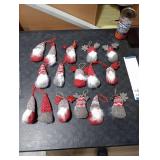 Skylety Christmas Tree Hanging Gnomes Plush Christmas Ornaments Elk Swedish Handmade Gnome Decor Mini Halloween Scandinavian Santa Holiday Decoration for Walls Stairs Windows(16 Pieces)