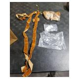 Hungdao 3 Set Christmas Bow Picture Frames Decorations Christmas Pine Branches and Bows Decor for Picture Photo Frames Holiday Xmas Home Wall Decoration (Camel)