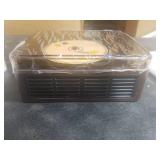 CARONSORT CD Player with Speakers Bluetooth Nostalgic Retro Portable CD Players for Home Wood Music Player FM Radio for HomeWired and Remote Control-Walnut Brown