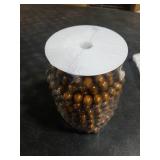 Waydress Christmas Wooden Bead Garland Rustic Farmhouse Garland Xmas Tree Bead Ornaments for Christmas Decorations, Total of 26 Feet(Brown)