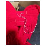 Knitgrip Extra Large Christmas Front Door Bow Decorations 27 x 78 Inch Giant Velvet Christmas Tree Topper Bow with Long Streamers Wreath Wall Decor for Home Xmas Room Holiday Porch(Red)