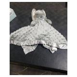 Pro Goleem Elephant Security Blanket, Soft Lovey Unisex Lovie Baby Gifts for Boys and Girls Snuggle Toy Stuffed Animal Newborn Essentials and Items Grey 16 Inch