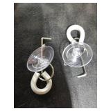 ARIOSOX 2-Pack Shower Drain Hooks for Drain Cover Removal, Assists with Linear Drain Grate Removal and Clean, Stainless Steel Silicone Protector Extractor Tool.(Gray)