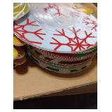 Barydat 30 Pcs Large Christmas Ball Shape Ornaments Xmas Plastic Decors Xmas Hanging Ornaments Christmas Yard Decorations for Tree Indoor Outdoor House Yard Supplies