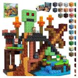 SSAWER Magnetic Blocks Toys for Kids, 100 PCS Building Blocks Cubes, Stacking Magnetic Tiles Toys for Kids Toddlers Boys Girls Ages 3 4 5 6 7 8-12 Birthday Gifts Party Supplies (Underworld)